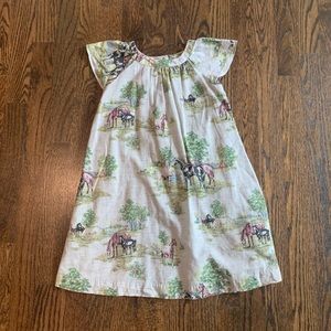 GAP Kids Casual Dress with Horse Print - Multicolor